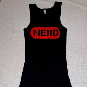 🤓 4/$20 🖤❤️ NERD 🖤❤️ Nerd tank top Ladies Small
